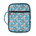 Cute Panda And Parachute Pattern Print Front Pocket Bible Bag