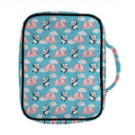 Cute Panda And Parachute Pattern Print Front Pocket Bible Bag