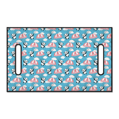Cute Panda And Parachute Pattern Print Golf Cart Seat Cover