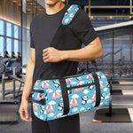 Cute Panda And Parachute Pattern Print Gym Bag