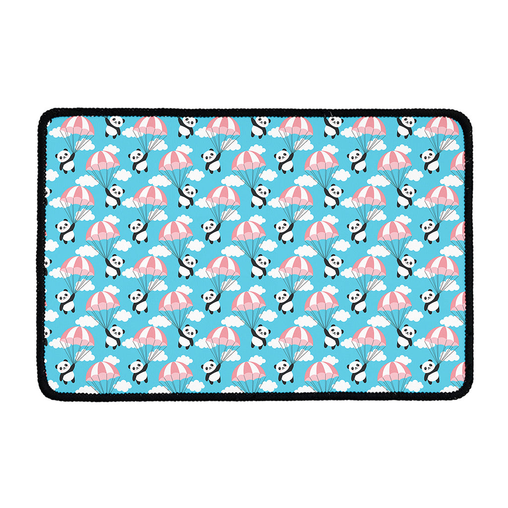 Cute Panda And Parachute Pattern Print Kitchen Mat
