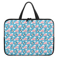 Cute Panda And Parachute Pattern Print Laptop Sleeve With Handle