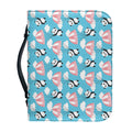 Cute Panda And Parachute Pattern Print Leather Bible Cover