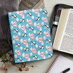 Cute Panda And Parachute Pattern Print Leather Bible Cover