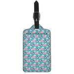 Cute Panda And Parachute Pattern Print Luggage Tag