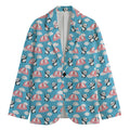 Cute Panda And Parachute Pattern Print Men's Blazer