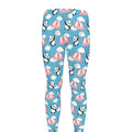 Cute Panda And Parachute Pattern Print Men's Leggings