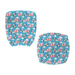 Cute Panda And Parachute Pattern Print Office Chair Cover