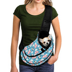 Cute Panda And Parachute Pattern Print Pet Sling Carrier