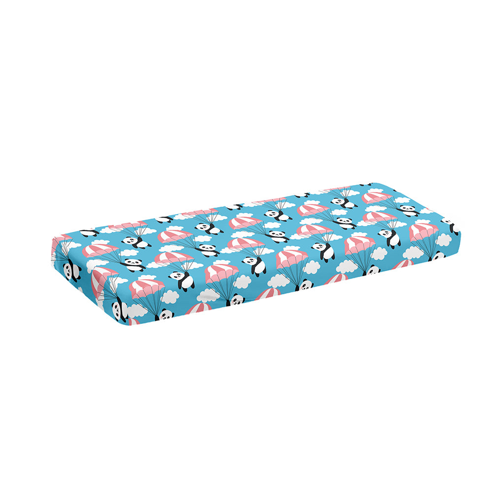 Cute Panda And Parachute Pattern Print Piano Keyboard Cover