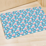 Cute Panda And Parachute Pattern Print Polyester Doormat