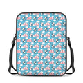 Cute Panda And Parachute Pattern Print Rectangular Crossbody Bag