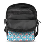 Cute Panda And Parachute Pattern Print Rectangular Crossbody Bag