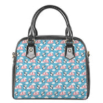 Cute Panda And Parachute Pattern Print Shoulder Handbag
