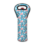 Cute Panda And Parachute Pattern Print Single Neoprene Wine Tote