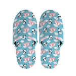 Cute Panda And Parachute Pattern Print Slippers