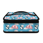 Cute Panda And Parachute Pattern Print Small Lunch Bag