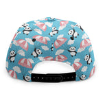 Cute Panda And Parachute Pattern Print Snapback Cap