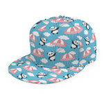 Cute Panda And Parachute Pattern Print Snapback Cap