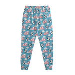 Cute Panda And Parachute Pattern Print Sweatpants
