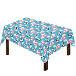 Cute Panda And Parachute Pattern Print Tablecloth