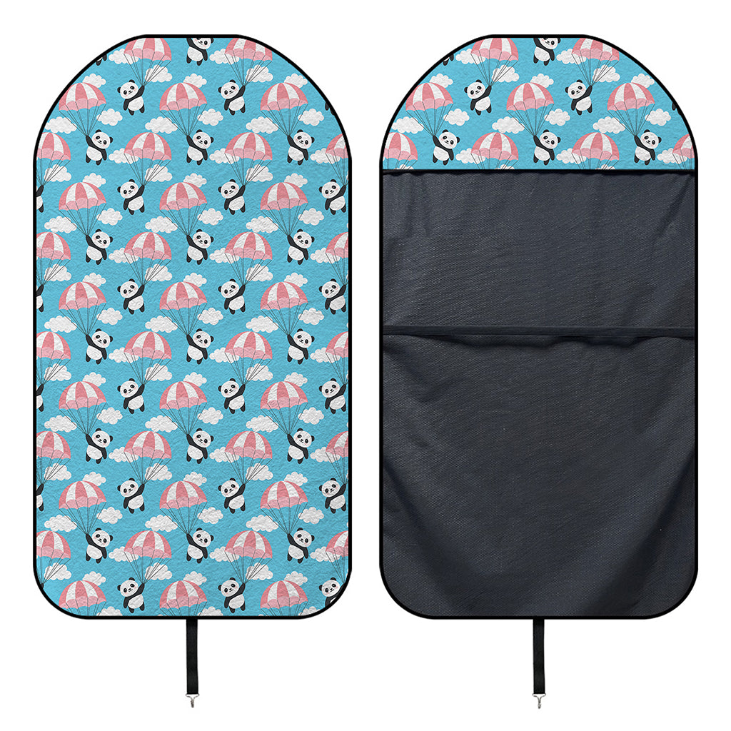 Cute Panda And Parachute Pattern Print Waterproof Car Seat Cover