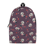Cute Panda Cupid Valentine Pattern Print Backpack