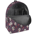 Cute Panda Cupid Valentine Pattern Print Backpack