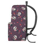 Cute Panda Cupid Valentine Pattern Print Backpack