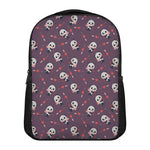 Cute Panda Cupid Valentine Pattern Print Casual Backpack
