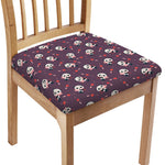 Cute Panda Cupid Valentine Pattern Print Chair Cushion Cover