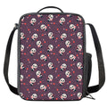 Cute Panda Cupid Valentine Pattern Print Crossbody Lunch Bag