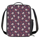 Cute Panda Cupid Valentine Pattern Print Crossbody Lunch Bag