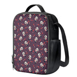 Cute Panda Cupid Valentine Pattern Print Crossbody Lunch Bag