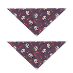 Cute Panda Cupid Valentine Pattern Print Dog Bandana