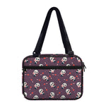 Cute Panda Cupid Valentine Pattern Print Double Strap Bible Bag