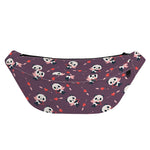 Cute Panda Cupid Valentine Pattern Print Fanny Pack