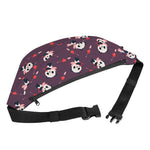 Cute Panda Cupid Valentine Pattern Print Fanny Pack
