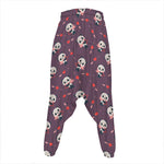 Cute Panda Cupid Valentine Pattern Print Hammer Pants