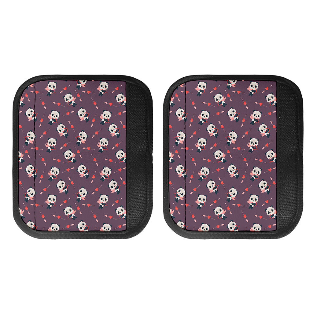 Cute Panda Cupid Valentine Pattern Print Handle Covers