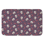 Cute Panda Cupid Valentine Pattern Print Indoor Door Mat