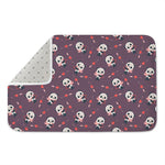 Cute Panda Cupid Valentine Pattern Print Indoor Door Mat