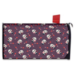 Cute Panda Cupid Valentine Pattern Print Mailbox Cover