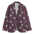 Cute Panda Cupid Valentine Pattern Print Men's Cotton Blazer