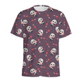 Cute Panda Cupid Valentine Pattern Print Men's Athletic T-Shirt