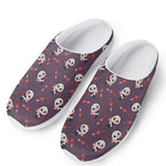 Cute Panda Cupid Valentine Pattern Print Mesh Casual Shoes