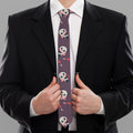 Cute Panda Cupid Valentine Pattern Print Necktie