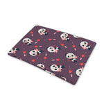 Cute Panda Cupid Valentine Pattern Print Pet Cooling Mat Cover