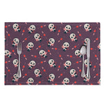 Cute Panda Cupid Valentine Pattern Print Placemat
