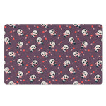 Cute Panda Cupid Valentine Pattern Print Polyester Doormat